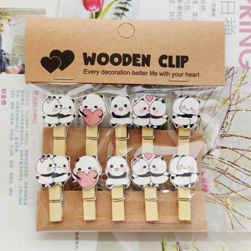 Flowers Peach Blossom Kindergarten Hanging Photos Wall Flower Shop Floral Art Cards Small Wooden Clips