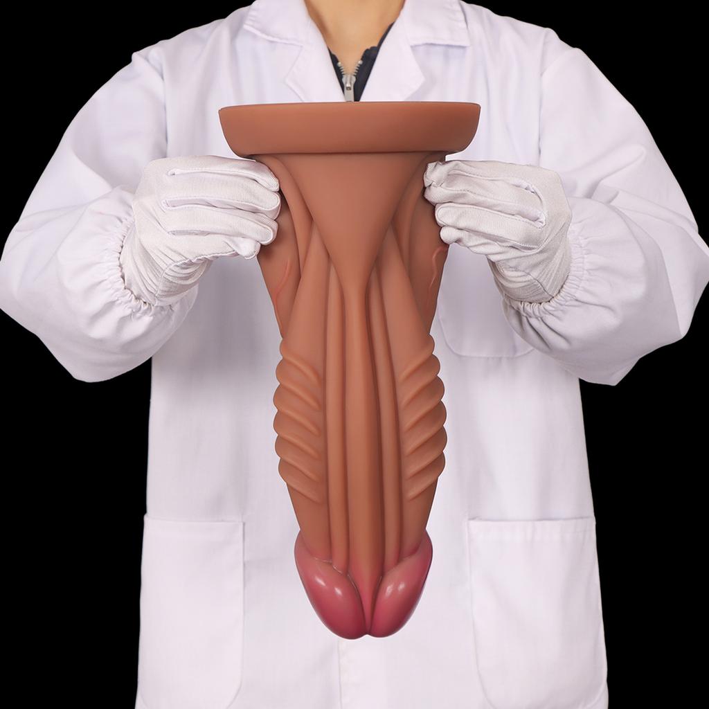 Silikonowy Dildo Masturbator Rozszerzacz Korek do Tyłka Seks Zabawka Ogromny Fisting BDSM Femdom Pasek na Członka Duży Penis