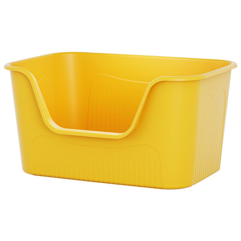 Extra Large Anti-Splash Semi-Enclosed Cat Litter Box with Scoop