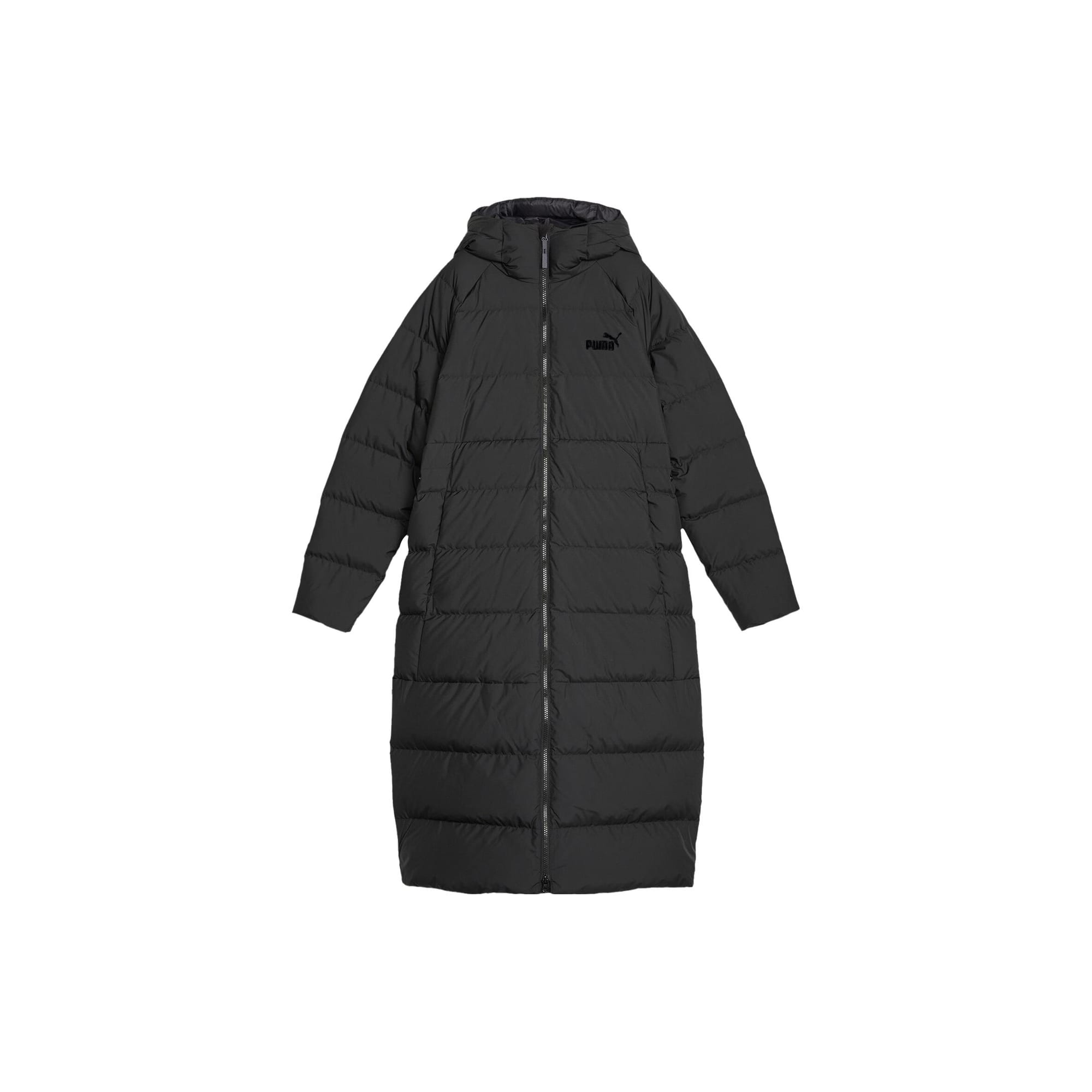 PUMA Down Jackets Women`s Black Hooded