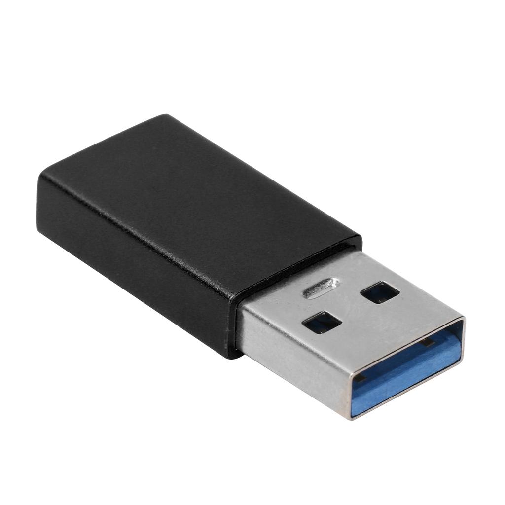 TypeC Adapter Converter Female to USB3.0 Male USB Fast Charging Computer Accessories(Black )