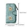 Labrador Dog Long Zipper Wallet, Large Capacity Card Holder, Unisex Clutch Bag, Fashionable Zipper Coin Purse, Suitable for Daily Use, A Great Gift