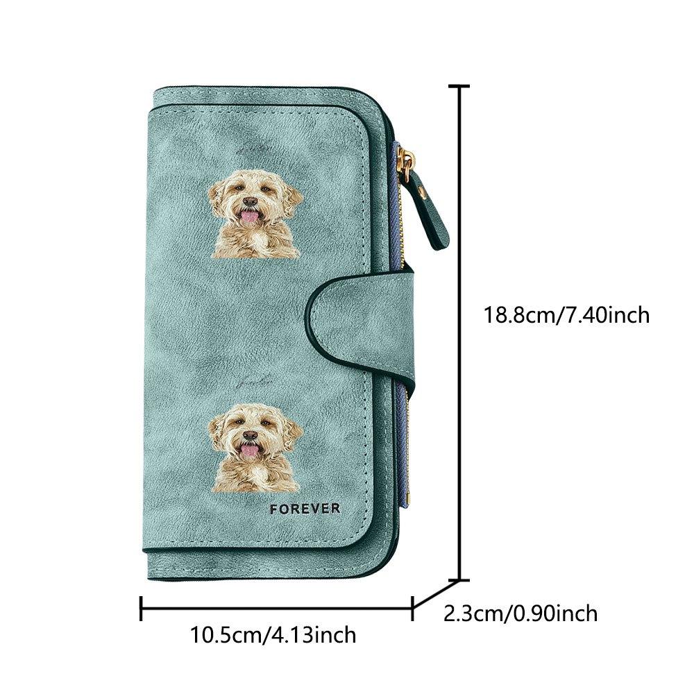 Labrador Dog Long Zipper Wallet, Large Capacity Card Holder, Unisex Clutch Bag, Fashionable Zipper Coin Purse, Suitable for Daily Use, A Great Gift