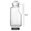 Striped Plastic Cold Water Pitcher
