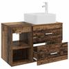 Bathroom Furniture Set 2 pcs Reclaimed Wood Effect Particleboard