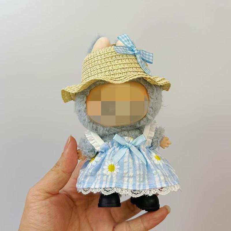 Labubu Pendant: Baby Clothes Blind Box - 17cm Macaron Vinyl.
