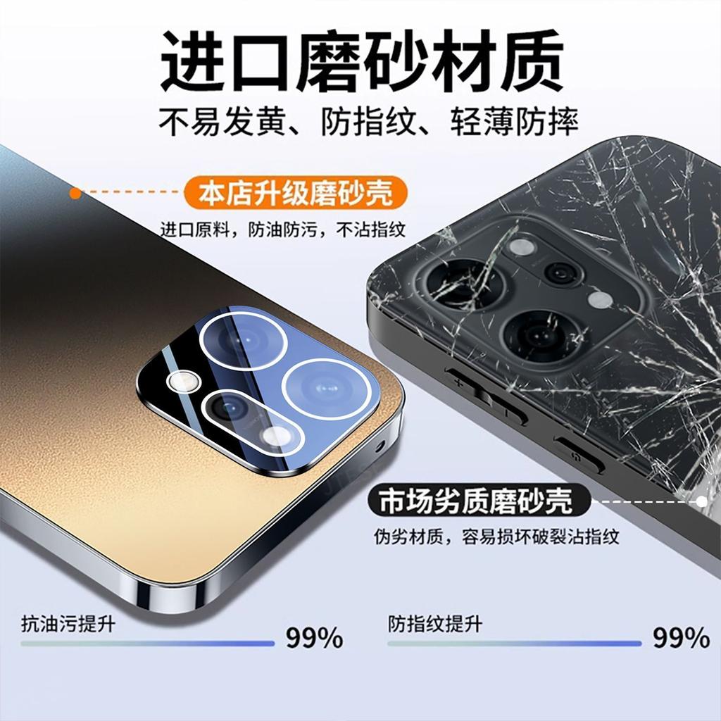 Applicable To OPPOReno11 Mobile Phone Case Lens All-inclusive Ultra-thin Anti-drop Advanced Sense Ren11Pro Explosive Matte Case