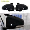 Rearview Mirror Cover Cap Wing Side Mirror Lid Glossy Black Fit For Toyota Mark X Reiz 2010 - 2016
