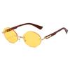 Polarized Light Glasses Retro Rimless Oval Sunglasses Women Men Luxury Brand Sun Glasses Outdoor Driving Lady Man Glasses UV400