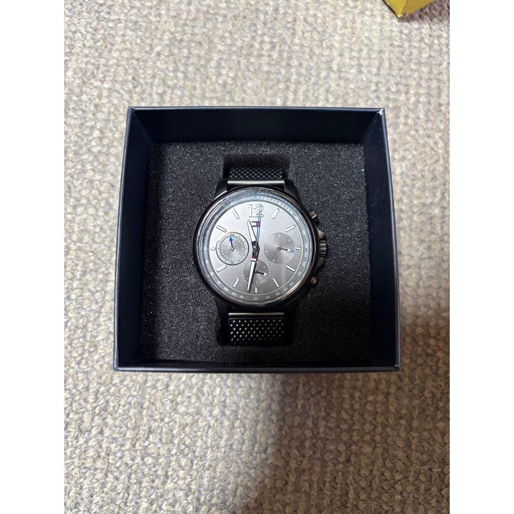 Used TOMMY HILFIGER 1791530 Men's watch battery is dead