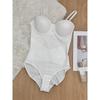Bezešvý body shapewear pro plnoštíhlé s kosticovou podprsenkou, kontrola bříška a zúžení pasu pro společenské šaty, celotělový body shapewear pro ženy