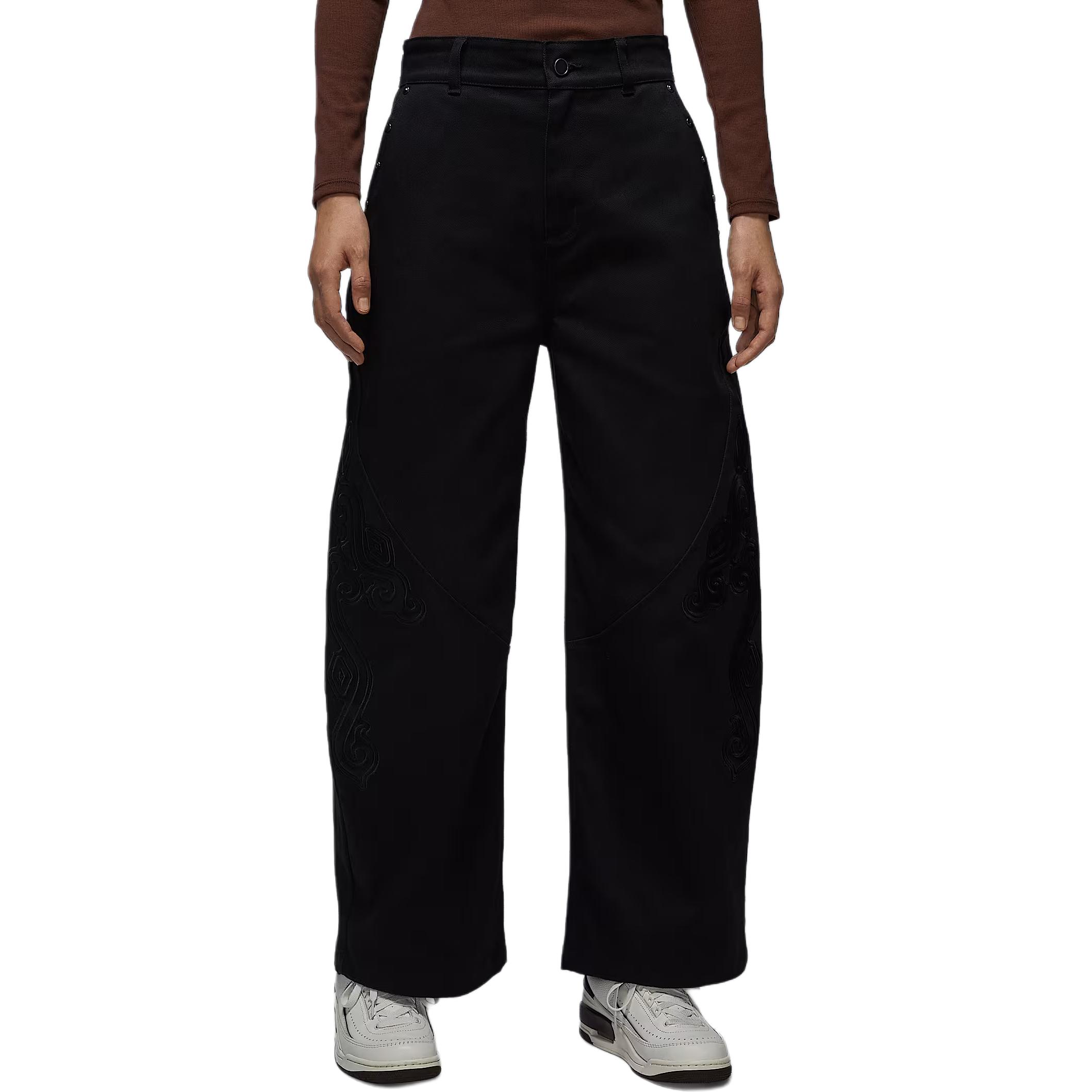 Jordan Flight Год Лошади Лимитированная Серия CNY Новый Год Удобные Однотонные Повседневные Брюки Женские низы IQ3962-010 S