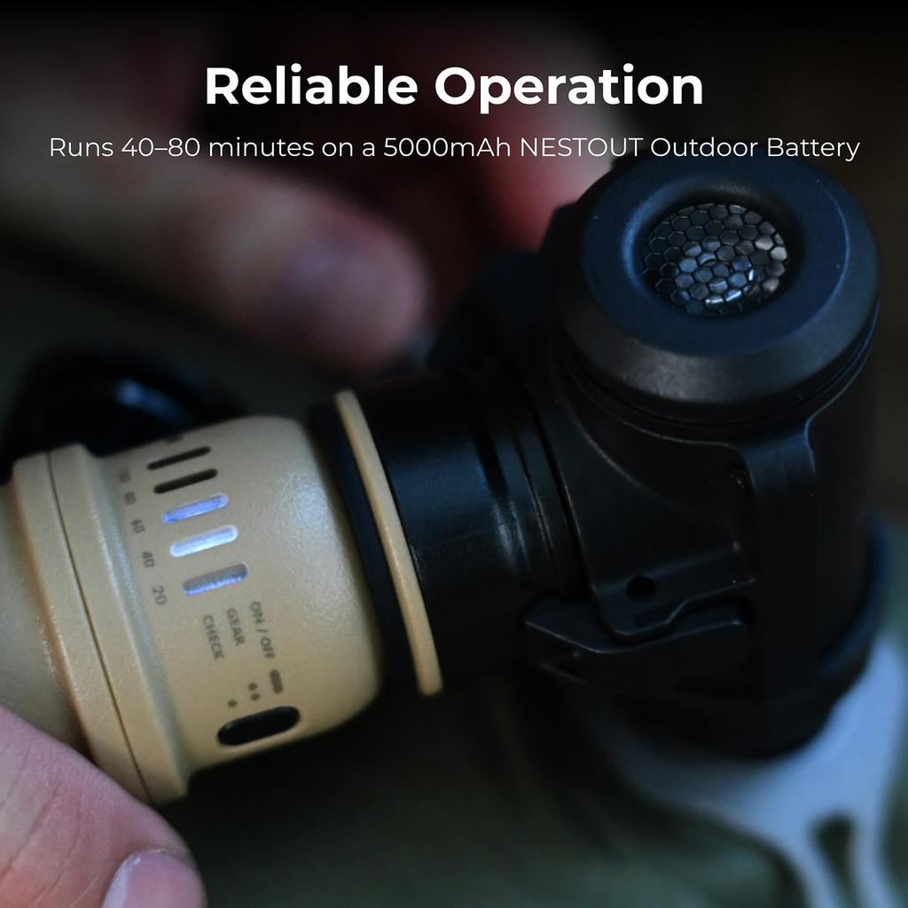 ELECOM NESTOUT PUMP-1 Air Pump [2 Pressure Settings, 8 Air Nozzles] Quiet, Lightweight, Electric Air Pump for Outdoor Use, Black (DE-NESTGPM1BK)