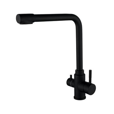 Kitchen Faucet WEZER EKO4C-01-BLACK with Connection To a Water Filter