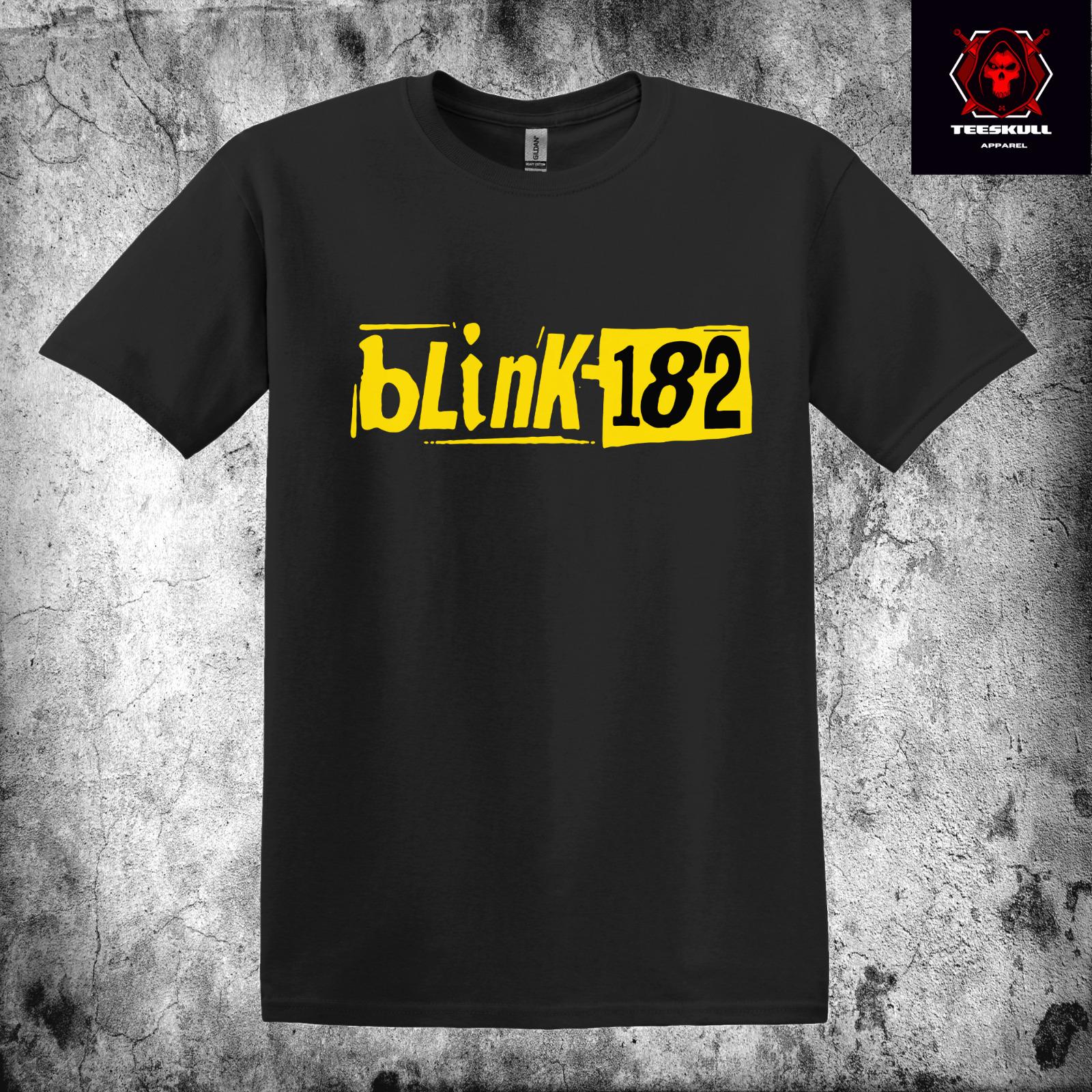 26 Blink 182 Punk Rock Band Logo Tee Heavy Cotton Unisex Quality T-SHIRT S-3XL Unisex T-Shirt S разноцветный