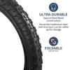 YunSCM Set of 2, 14x2.125 Tires, 57-254 Bicycle Tires + 14x1.75/2.25 Tubes with 32mm Wall Wall and American Valves + Rim Tape, Y-260