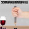 Wine Opener Needle Type Pneumatic Bottle Opener Portable Metal for Home Restaurant Party Wine Lovers Corkscrew Opener Tools Bar Accessories