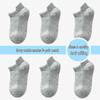Nahtlose Knöchelsocken für Kinder - Dünn, Einfarbig, Baumwollnetz für Frühling/Sommer (Weiß)