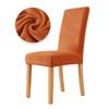 1/2/4/6PCS Velvet Fabric Chair Cover Super Soft Chair Covers For Dining Room Luxurious Office Seat Cases Stretch For Banquet