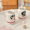 White Rabbit Creamy Ceramic Cup High Value Mug Cute Household Water Cup Souvenir Cup