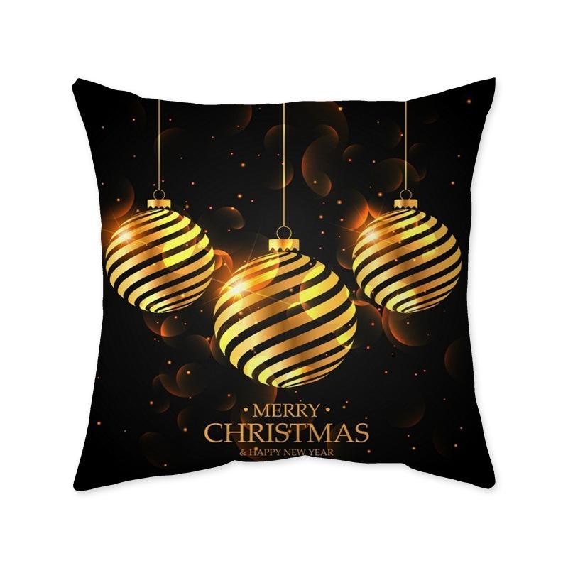 Christmas Festive Cushion Pillow Cover Ins Style Fashionable Bedroom Living Room Sofa Decorative Pillow Cover