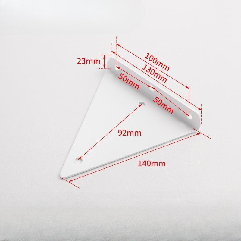 Right Triangle Corner Supports Invisible Furniture Fasteners for Beds/Cabinets/Shelves, Hidden Wall Brackets Floating Shelves