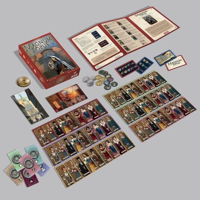 Jeux de société - culte + magnum opus - 2 jeux - 1 décapsuleur blumie - version française