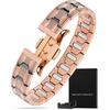 Bracciale in Rame MagnetRX® per Uomo - EllipseMAX 5X Forza 5.000 Gauss Magneti - Bracciale in Rame Premium da Uomo con Lunghezza Regolabile (Solco dello pneumatico)