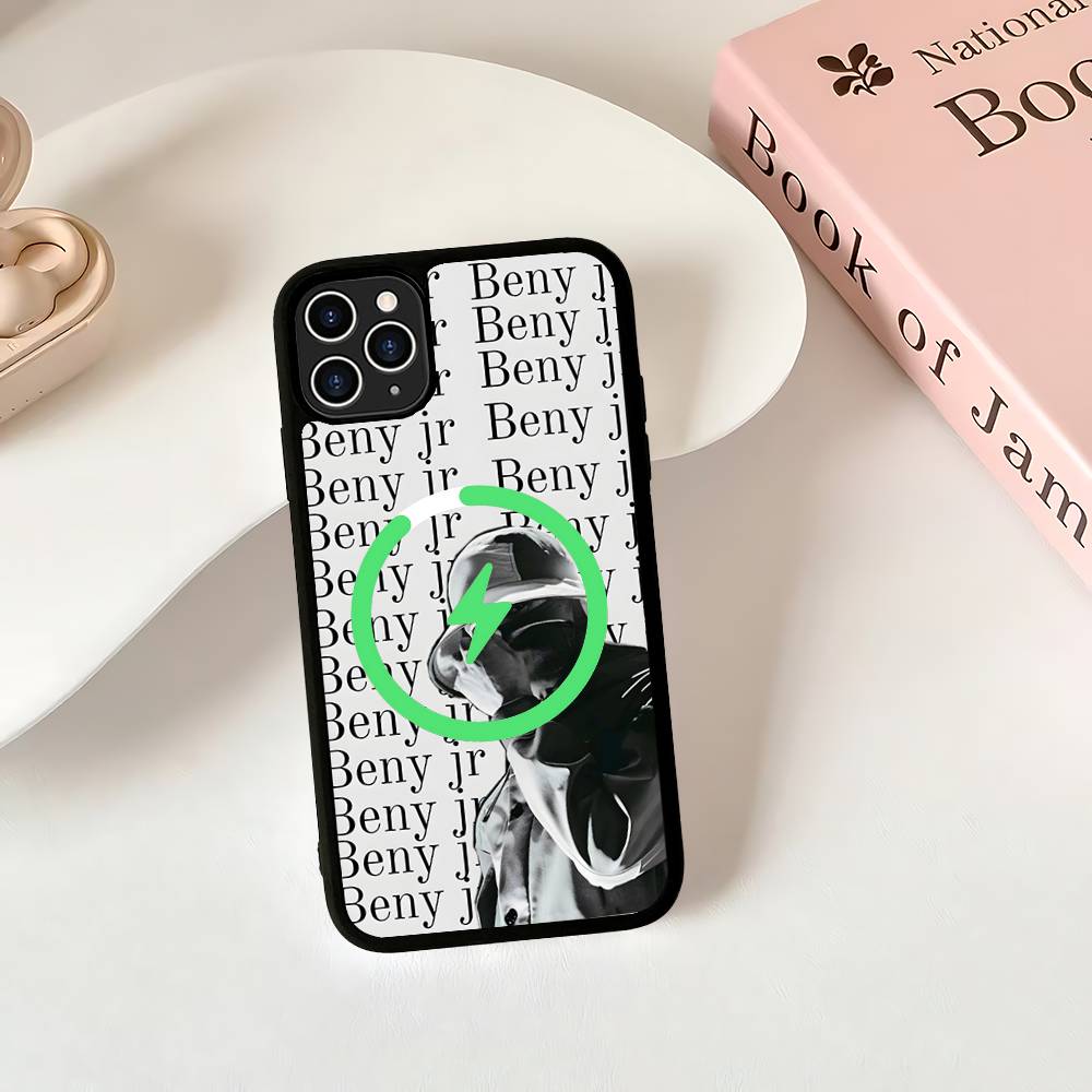 

Classic Singer B-Beny J-Jr Magnetic Matte Phone Case For IPhone 16 17 15 14 13 12 11 For Magsafe Wireless Charge Cover iPhone 17 Pro