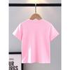 Kids Swimming Theme Print T-Shirt Fashion Sports Style Children Short Sleeve Top Summer