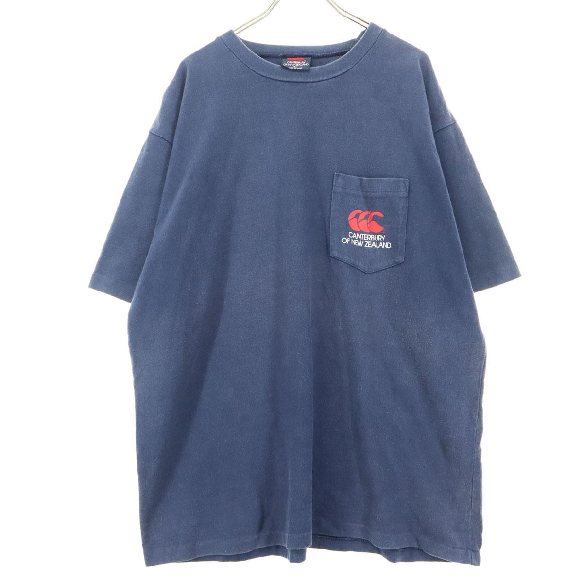 

CANTERBURY OF NEW ZEALAND сделано в Японии Принт Футболка с коротким рукавом XL Мужская Б/у