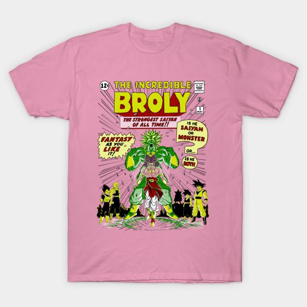 T Shirt Women The Incredible Broly Harajuku Print Kawaii Tshirt Summer Short Sleeve Female T-Shirt Top Tee