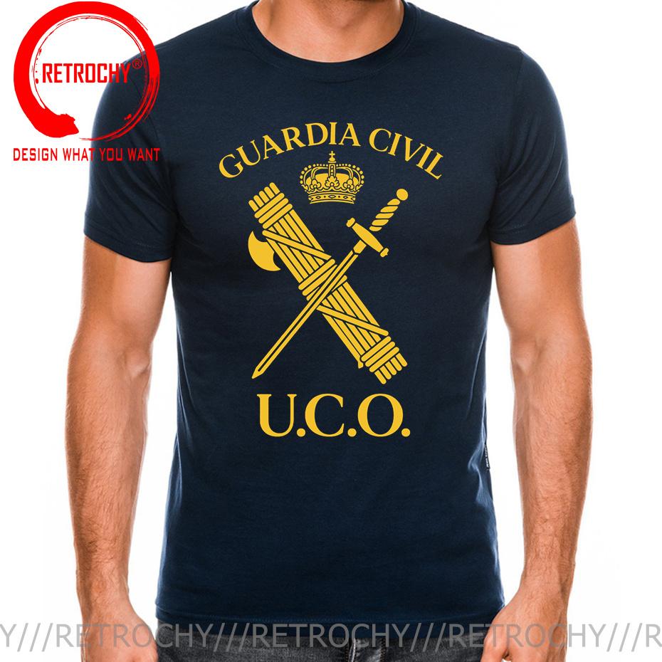 Uco Guardia Civil EspaA PolicA T Shirt Unisex Spain Guardia Civil TShirt Unisex Military Army Summer Streetwear Tops Tee Shirt