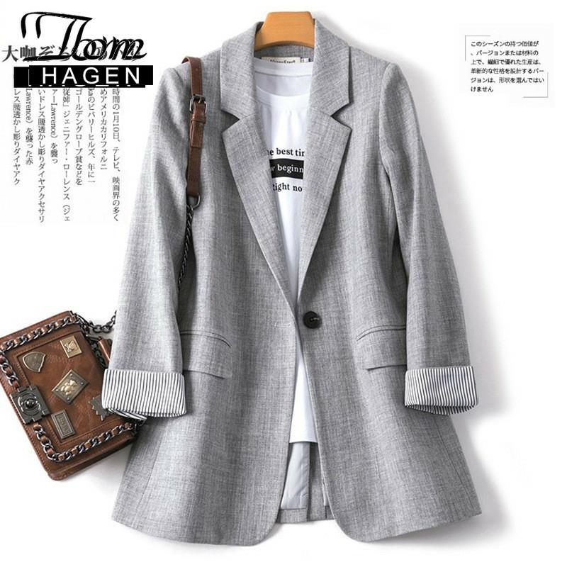 long button blazer