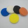 5 piezas/juego Rueda de Pulido para Encerado de Coche Bandeja de Esponja Autoadhesiva Rueda de Esponja con Patrón de Tortuga Máquina de Pulir Almohadilla de Limpieza con Patrón Hexagonal 3 Pulgadas