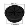 Passacavo da scrivania 50/60MM Copriforo per cavi Porta di uscita per cavi Scatola passacavi Copertura Scatola passacavi Organizzacavi da tavolo per ufficio