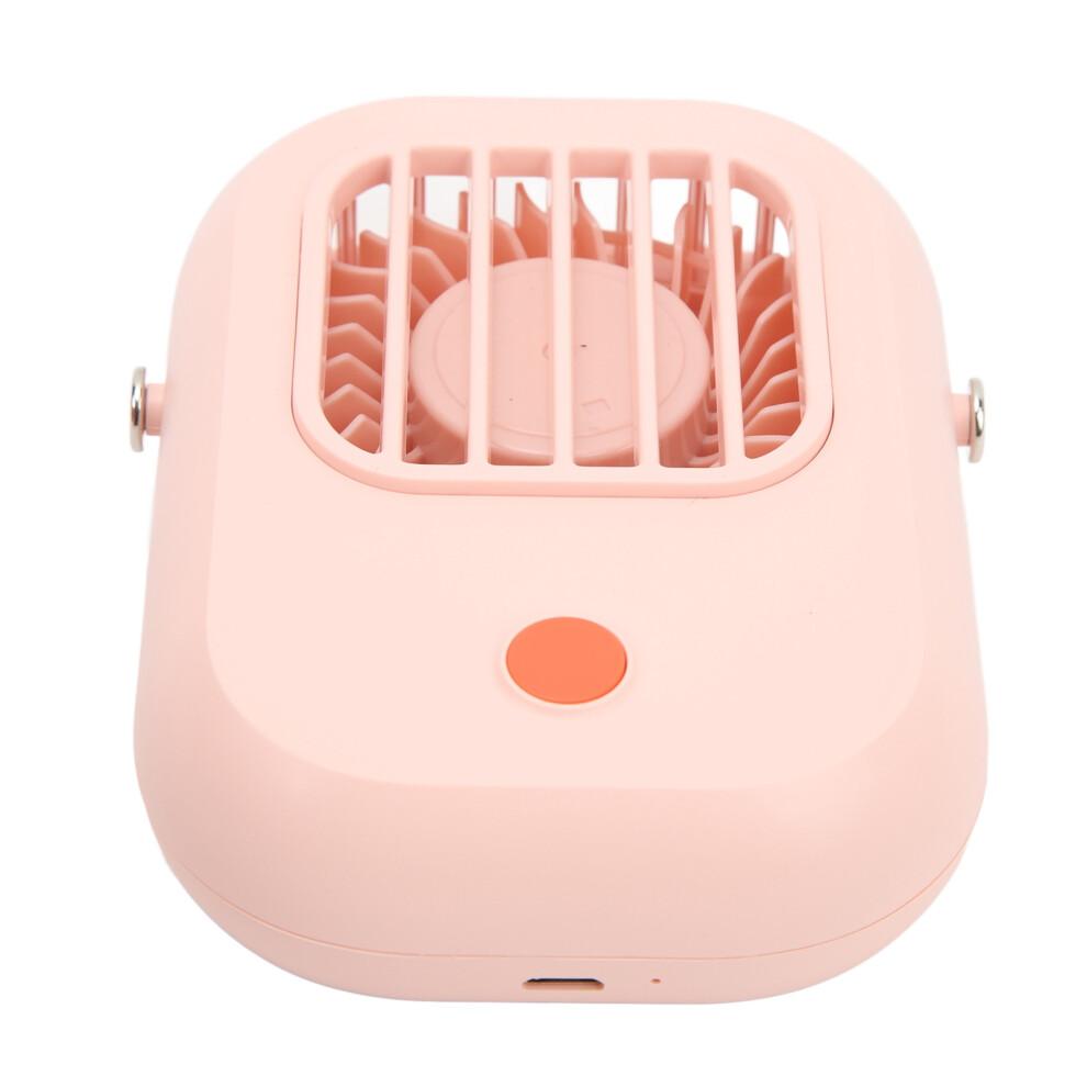 Tragbarer Nackenventilator mit verstellbarem Lanyard, Mini leiser Hand-USB-wiederaufladbarer persönlicher faltbarer Ventilator für Büro, Reisen, Outdoor - 3 Geschwindigkeitsstufen Niedrig