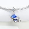 PANPOKI Copper Metal Magic Cat Pet Animal Pendant Bead Component Bead Components Authentic Original Pendant Bead Components Bracelet High Quality