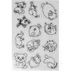 24Pcs Shrink Plastic Sheet Kit, Animal Pattern Heat Shrink Paper Shrink Art Paper Kit for Keychain Pendant Decoration Creative Craft Ornaments