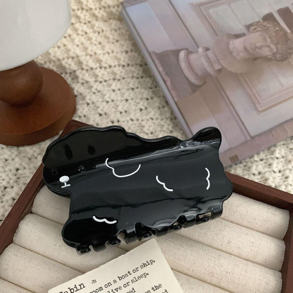 Acetate Hair Clips Puppy Dog Hair Pins Elegant Ponytail Holders  Women