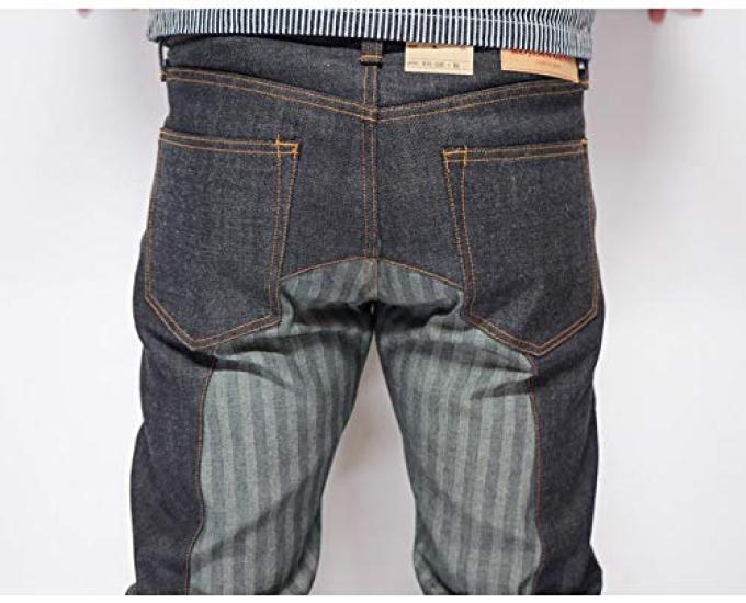 Kojima Jeans Monkey Combo Work Made In 13oz Pants, Jeans, Denim, Japan, Rigid, RNB-1059H-Herringbone-36
