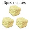 Hot Cheese Cube Stress Ball Big Cheese Shapeable Squeeze Ball Non-Bounce Fidget Toy Asmr Sensory Anti-Stress Christmas Gift