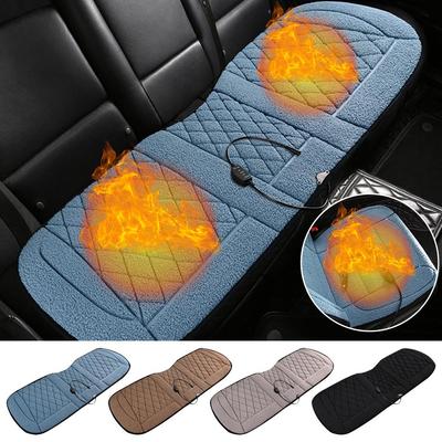 12V Car Heating Seat Cushion 45°C-/65°C Adjustable Temperature Universal Winter Car Seat Cushion For Back And Seat