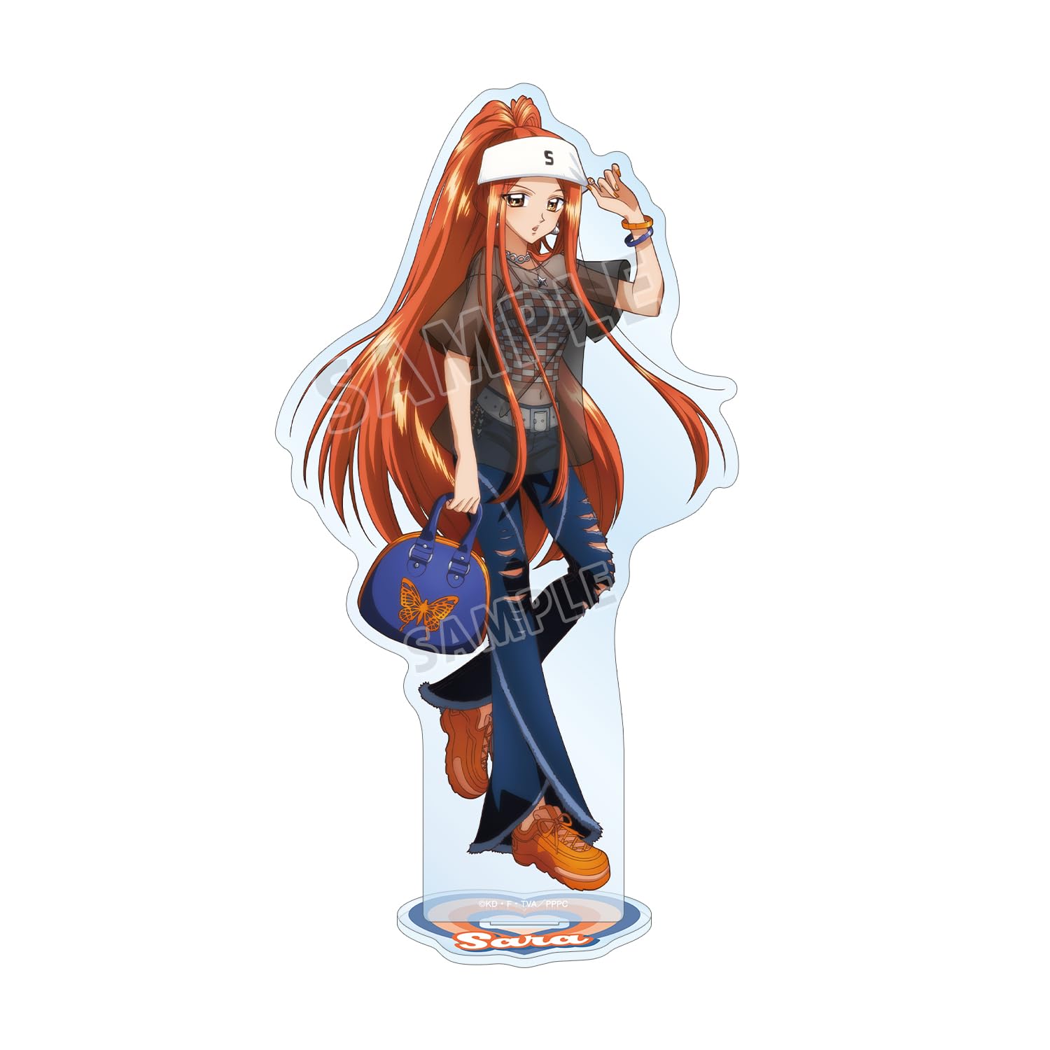 

Pichi Pichi Anime Sara Y2K Fashion Big Acrylic Stand Melody Pitch Illustration Ver.