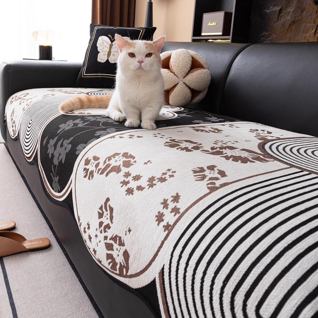 Special-shaped Sofa Cushion Is Universal In All Seasons 2025 New High-end Fixed Non-slip Leather Sofa Non-slip Seat Cushion Cover Cloth Towel