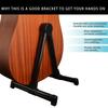 Guitar Stand Folding A Frame Floor Universal ABS for Acoustic Classical Electric Bass Guitars Banjo Ukulele Portable