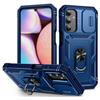 For Samsung Galaxy A15 4G/5G Case TPU+PC Slide Camshield Kickstand Phone Cover
