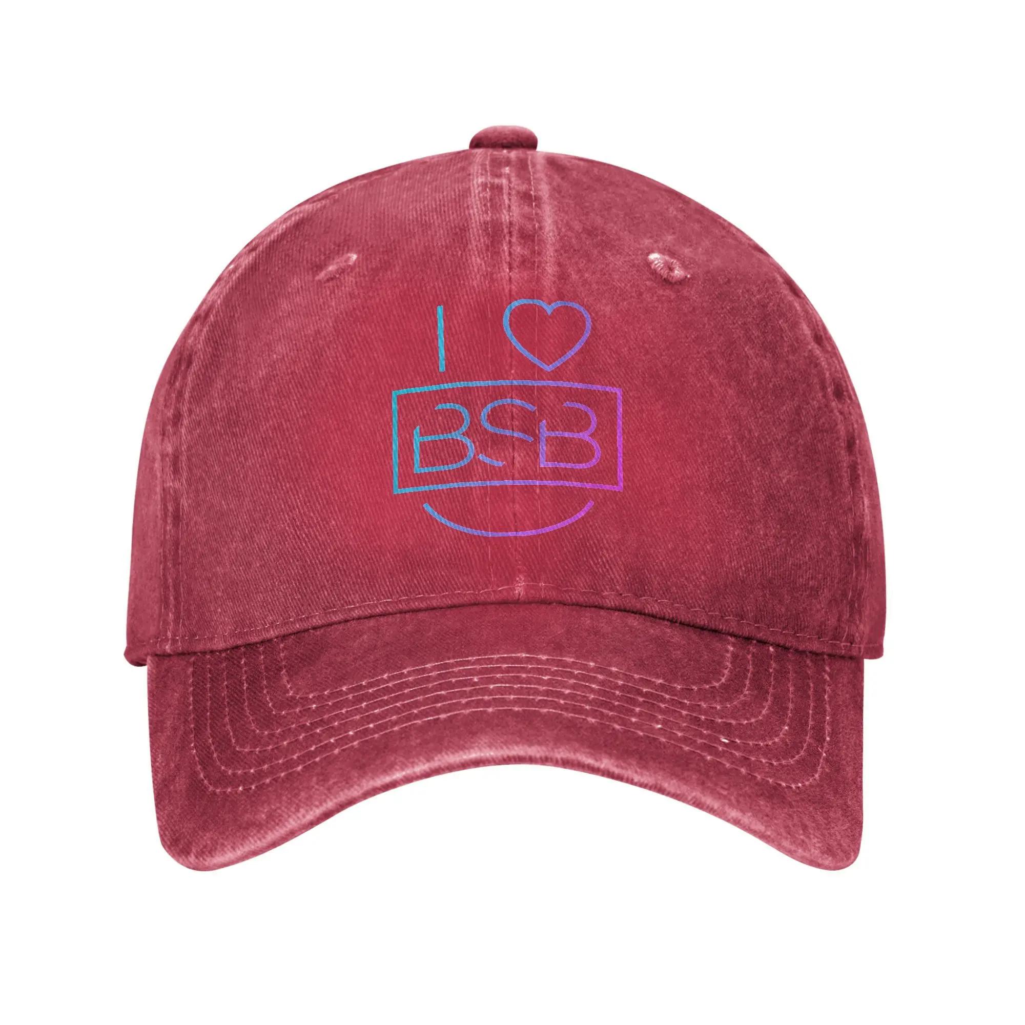 

I Heart BSB Casual Baseball Cap Summer Trucker Hat High Quality Outdoor Sport Snapback Cap Unisex Adult yk Cute Baseball Caps One Size