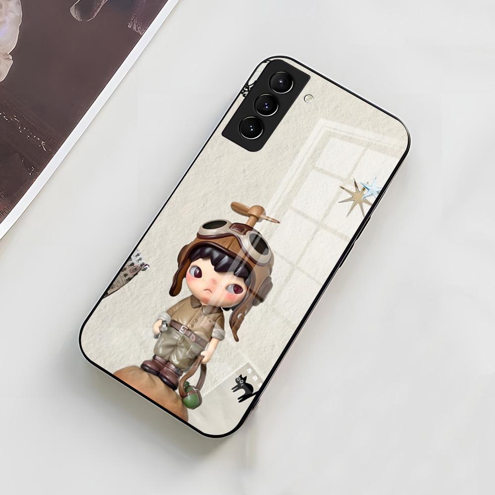 Cute H-HIRONOS Boy Phone Case For Samsung A56 A36 A26 A16 A15 A25 A35 A55 A14 A34 A24 A54 Glass Case