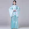Vêtements Chinois Hanfu Fille aux Fleurs Robe de Scène Traditionnelle Robe de Danse pour Femme Adulte Fée